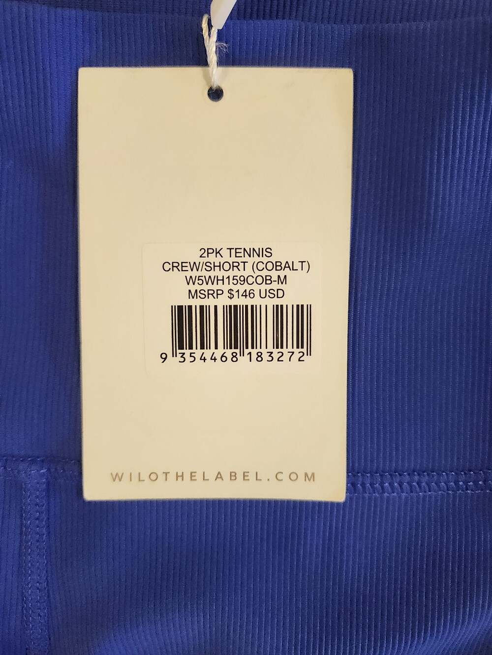 WILO High-Waist Women's Performance Bike Shorts - Blue Size Medium NWT - Picture 5 of 8